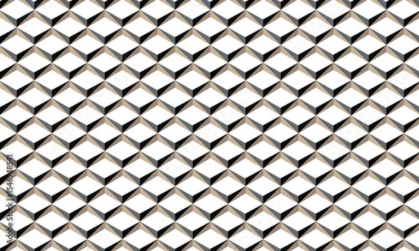 Fototapeta Seamless 3d style pattern Background