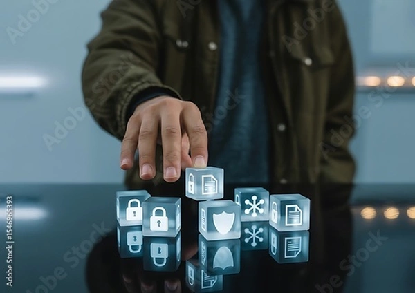 Fototapeta Securing Digital Assets A Comprehensive Guide to Modern Data Protection Strategies and Techniques for Enhanced Cybersecurity