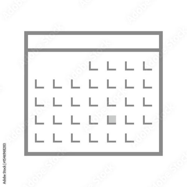 Fototapeta シンプルなカレンダー_7