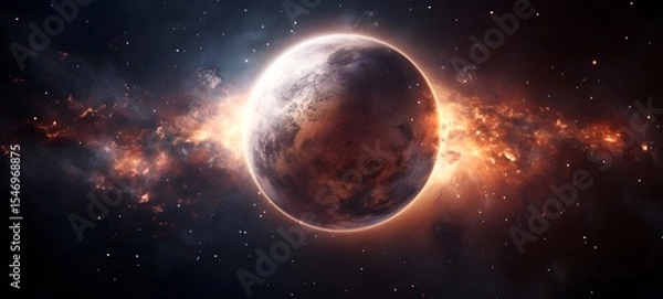 Fototapeta Galaxy Version of sapodilla world,ai generative