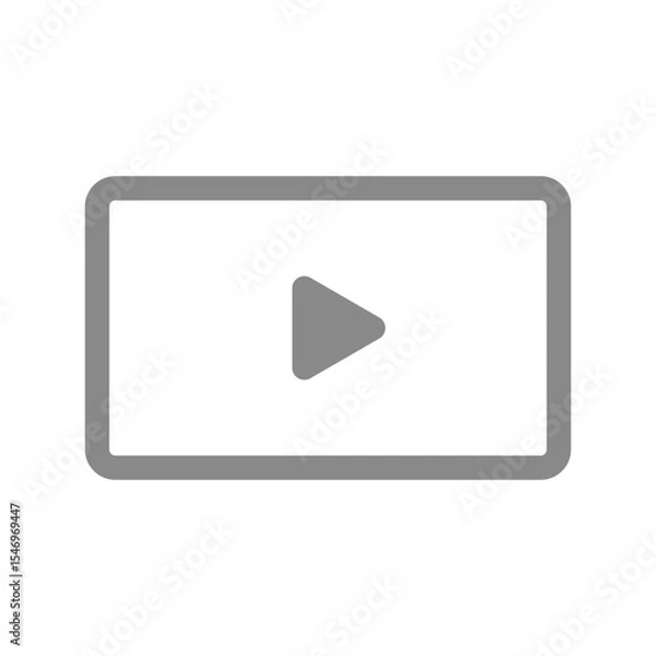 Fototapeta メディアの再生ボタン_1