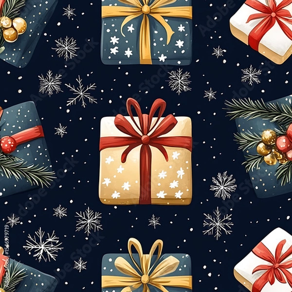 Fototapeta Seamless tile patterns combining cultural, modern, and botanical inspirations for commercial vector.
