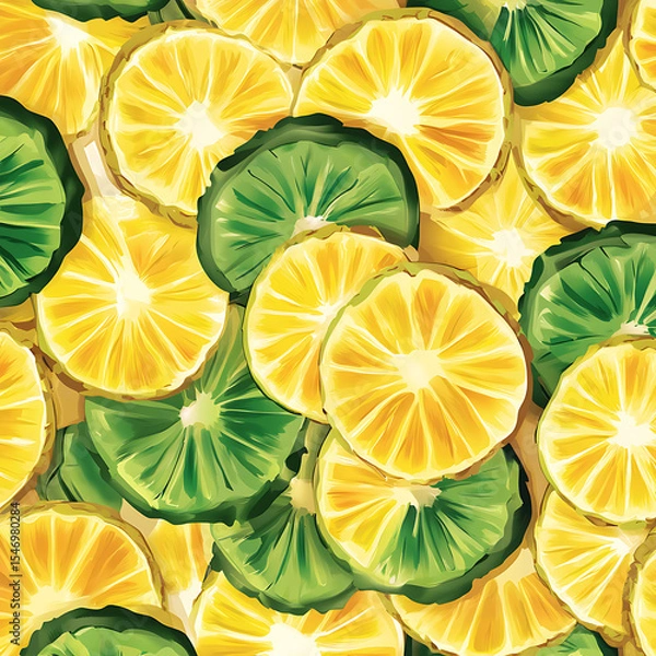 Fototapeta Seamless tile patterns combining cultural, modern, and botanical inspirations for commercial vector.