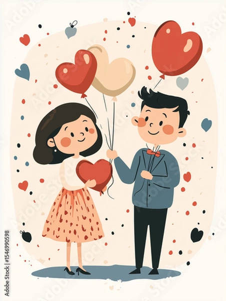 Obraz Greeting and Postcard