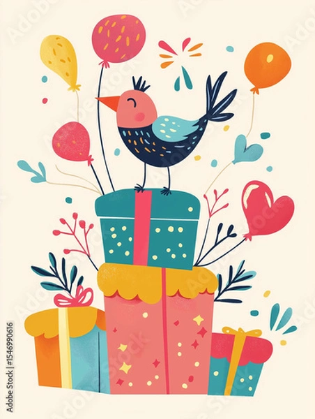 Obraz Greeting and Postcard