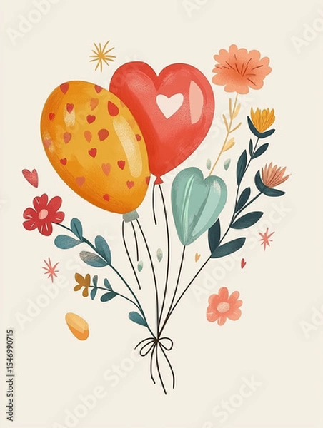 Obraz Greeting and Postcard