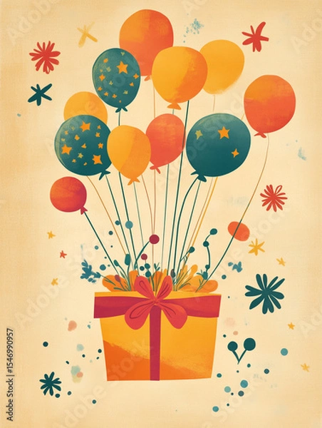 Obraz Greeting and Postcard