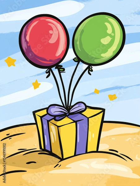 Obraz Greeting and Postcard