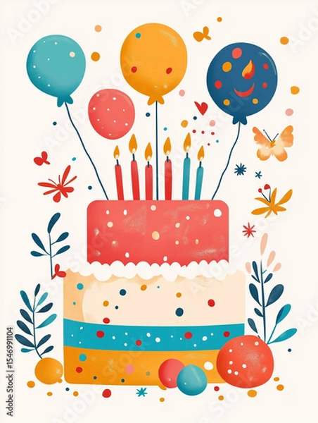 Obraz Greeting and Postcard