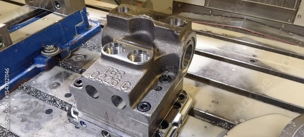 Obraz metal machining