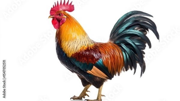 Fototapeta Rooster profile