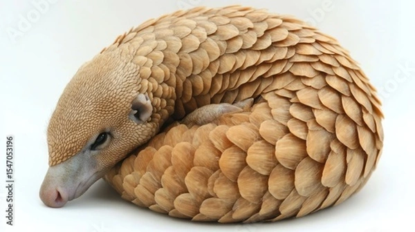 Fototapeta Small, curled anteater