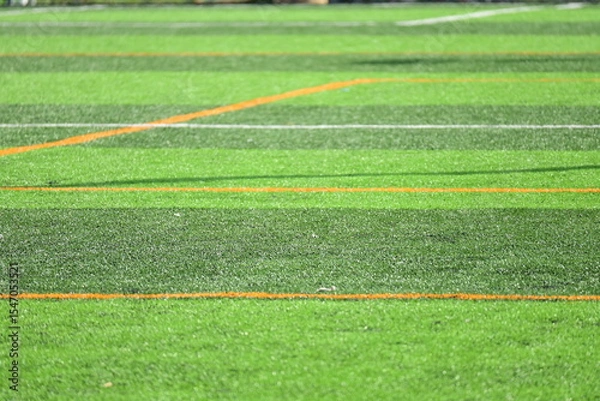 Fototapeta artificial green grass background for playground