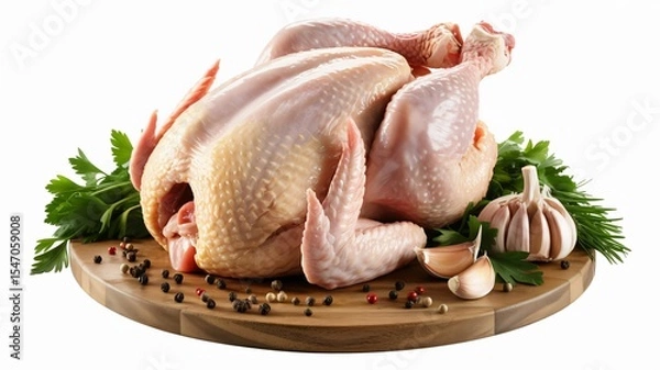 Obraz Raw Chicken Preparation