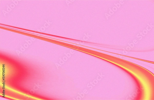 Fototapeta Abstract noise background featuring vivid flowing lines on pastel pink background with copy space for gradient, artistic, colorful, contemporary design