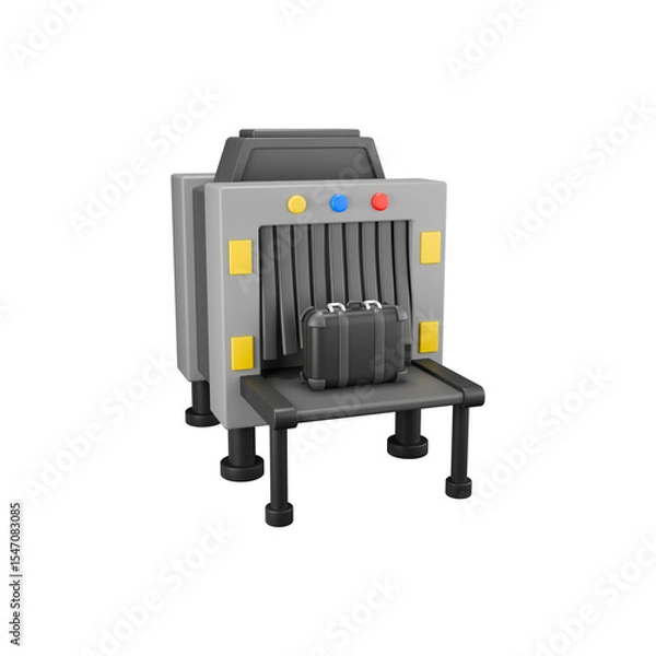Fototapeta Airport Security Scanner