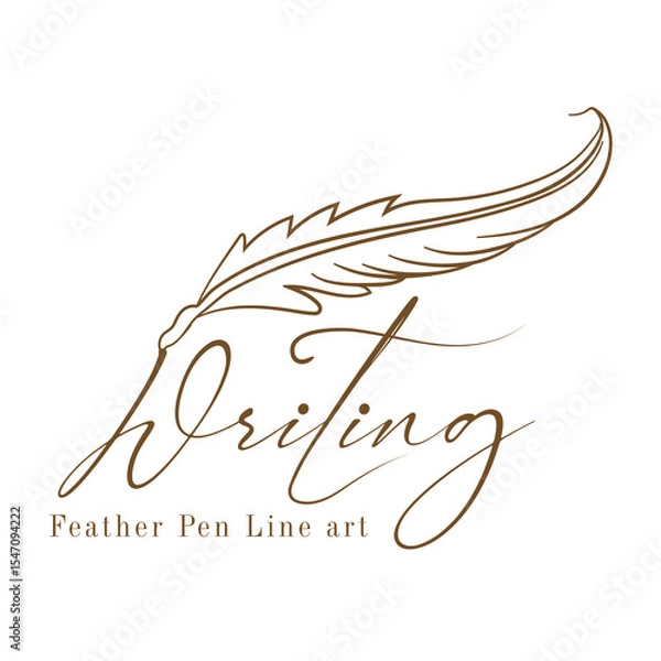 Obraz Pen Line art.eps