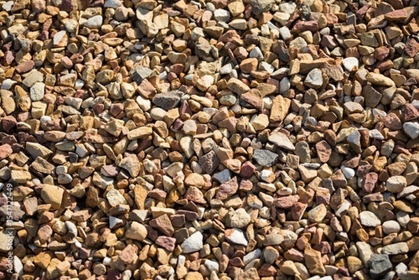 Obraz Full frame shot of pebbles stones at beach