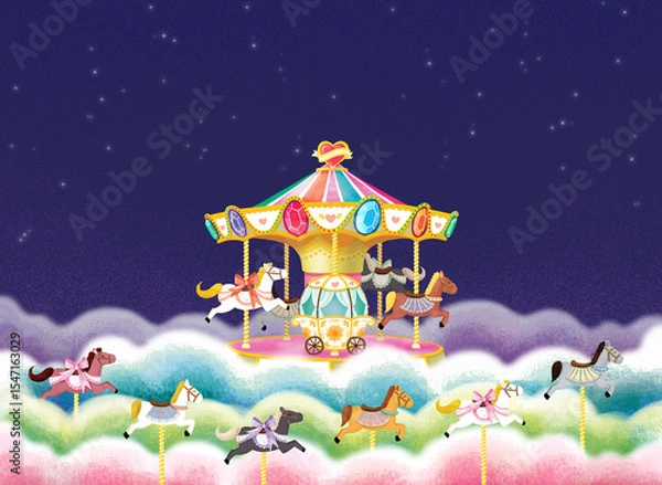 Obraz 메리고라운드-회전목마