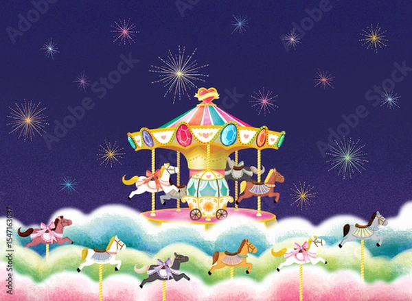 Obraz 메리고라운드-회전목마