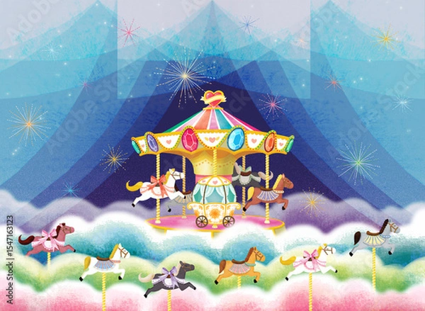 Obraz 메리고라운드-회전목마