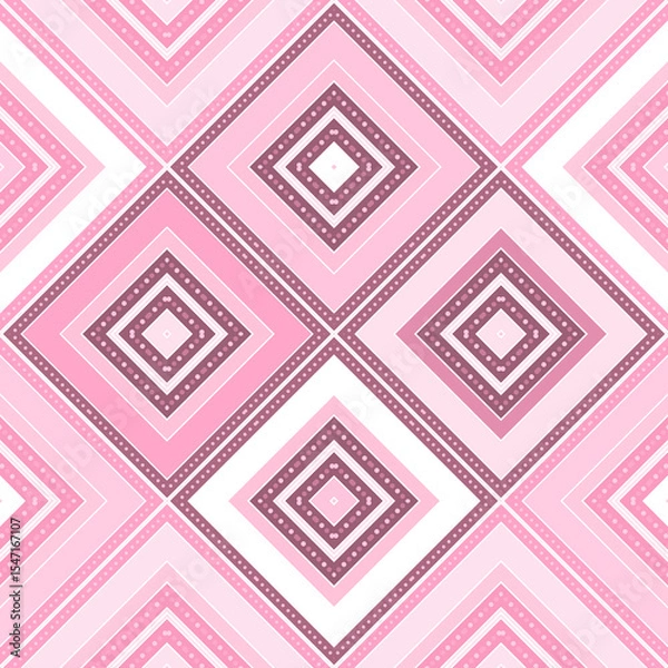 Obraz pink pattern of square patches