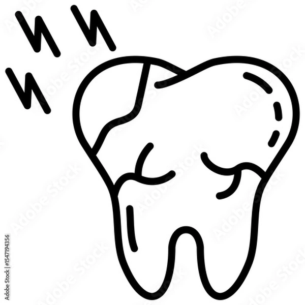 Obraz Cavity Icon