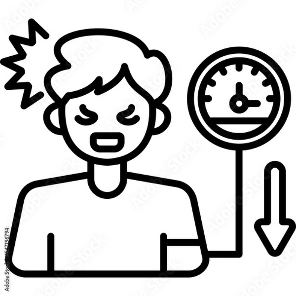 Obraz Hypotension Icon