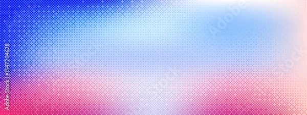 Obraz Retro pixel art with bitmap arrangement and gradient overlay. A universal digital background for tech or creative projects. Vector illustration