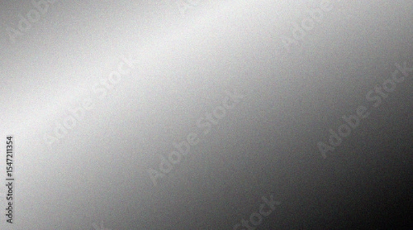 Fototapeta シルバーグレーのグラデーション。ぼんやりとした一筋の光。