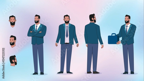 Obraz businessman illustration