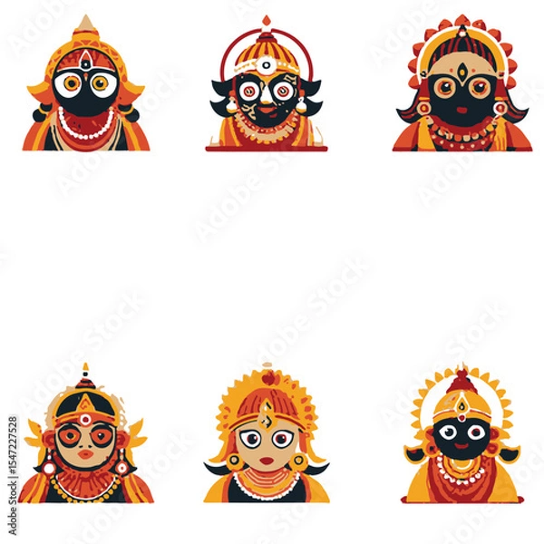 Obraz funny cartoon monsters