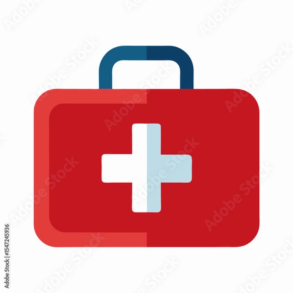 Fototapeta First Aid Kit: Emergency Health

