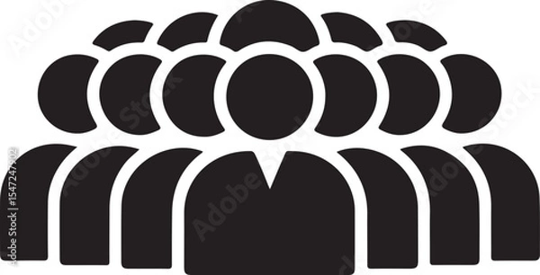 Obraz Worker lineup vector illustration