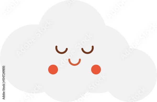 Fototapeta Cute and Aesthetic Design Elements