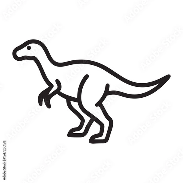 Fototapeta dragons silhouette on white background vector