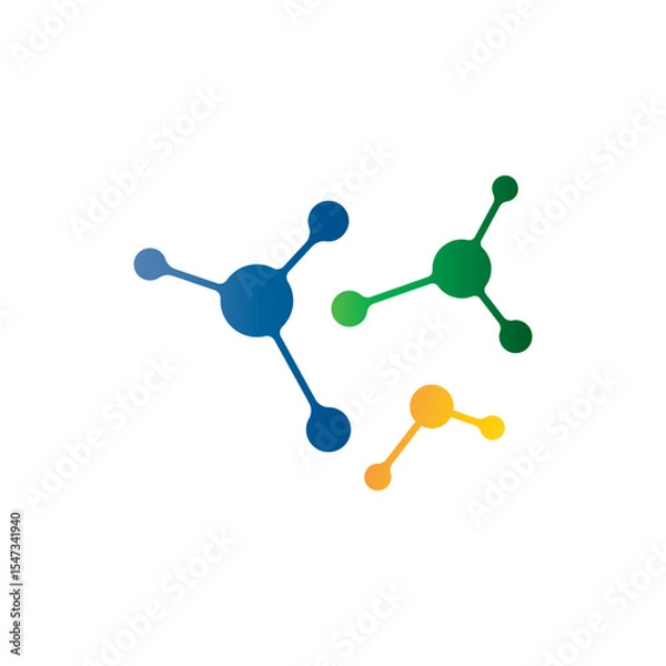 Fototapeta DNA illustration logo vector