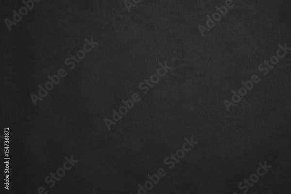 Fototapeta Dark black textured wall for dramatic background design