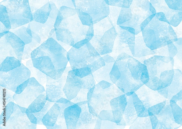 Fototapeta 氷ロックアイス背景水彩グランジ薄い色