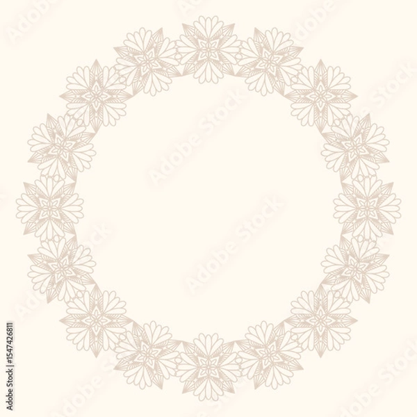 Fototapeta Minimalist hand drawn vector frame. Art for greeting cards, wedding invitations, poster design, postcards, branding, logo design, background.