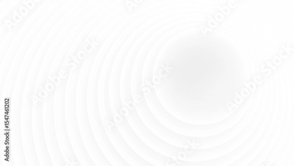 Obraz Abstract modern circle line background. White and grey geometric pattern texture. vector art illustration