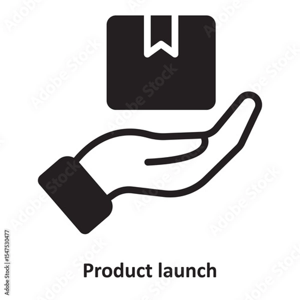 Fototapeta Product launch Vector Icon which can easily modify or edit