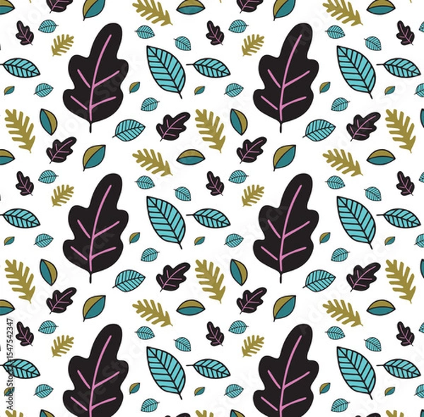 Fototapeta Seamless Leaf Pattern