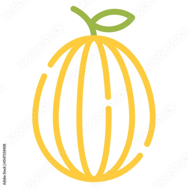 Obraz Pepino Fruit Vector Illustration