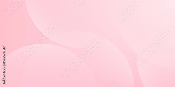 Fototapeta Abstract pink curve background, pink beauty dynamic wallpaper with circle shapes. Template banner background for beauty products, sales, ads, pages, events, web, and others