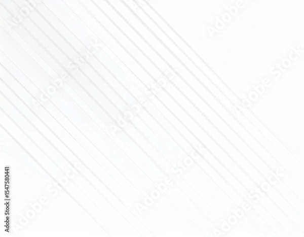 Fototapeta Ultra-clean white background with faint diagonal lines