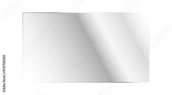 Fototapeta Clear Glass Panel on Checkered Background for Display or Presentation Use