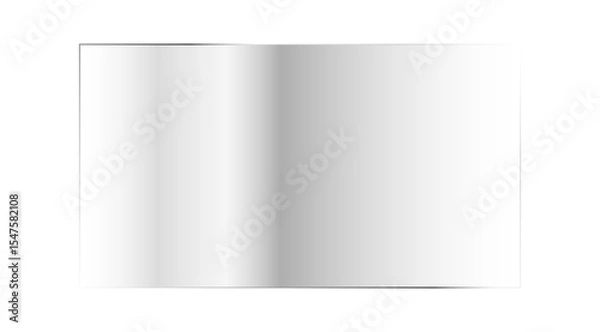 Fototapeta Transparent Glass Plate Mockup on Checkered Backdrop for Product Presentation