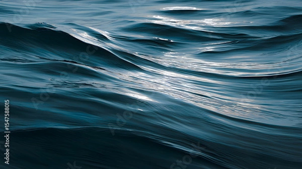 Fototapeta Abstract ocean surface textures, minimal light and shadow 