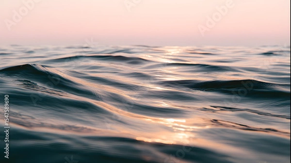 Fototapeta Water textures in pastel tones, minimal sea background